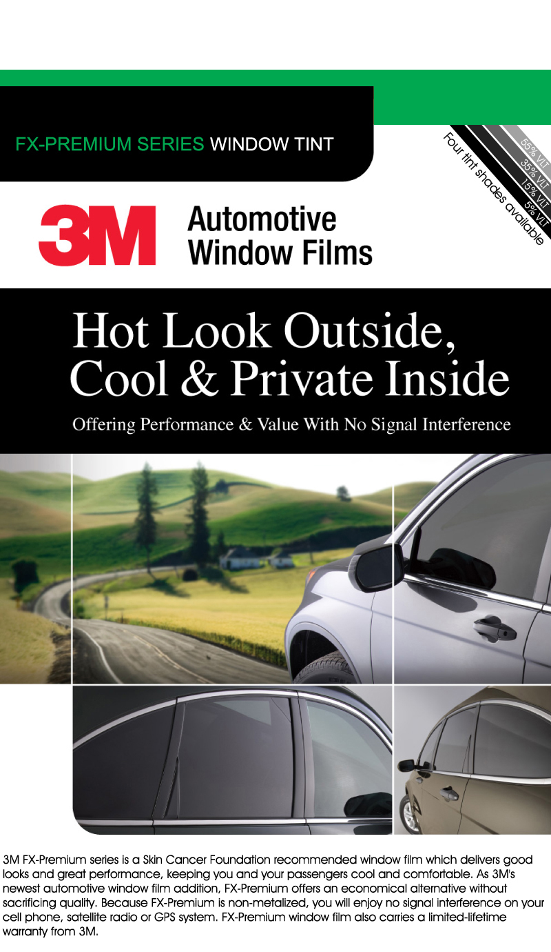 3M Ceramic IR Series 5% VLT 20 x 10' FT Window Tint Roll Film 3M Ceramic IR Series 5% VLT 20 x 10' FT Window Tint Roll Film