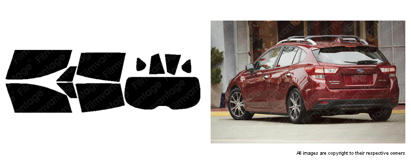 UC PRECUT AUTO WINDOW TINTING TINT FILM FOR SUBARU IMPREZA