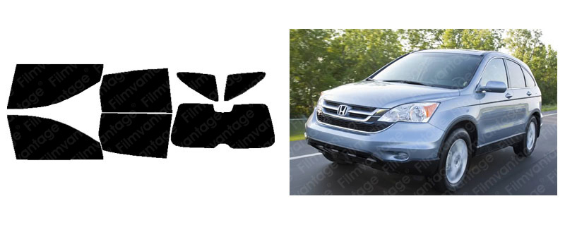 Kit Teinte Céramique Alpine Pour Honda CR-V 2002-2006 - Noire, Haute Protection
