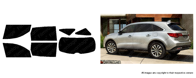 Precut Front Door Tint Kit for Acura MDX 2014-2021 | Precut Precut Front Door Tint Kit for Acura MDX 2014-2021 | Precut